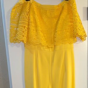 Antonio Melani Yellow Jumpsuit